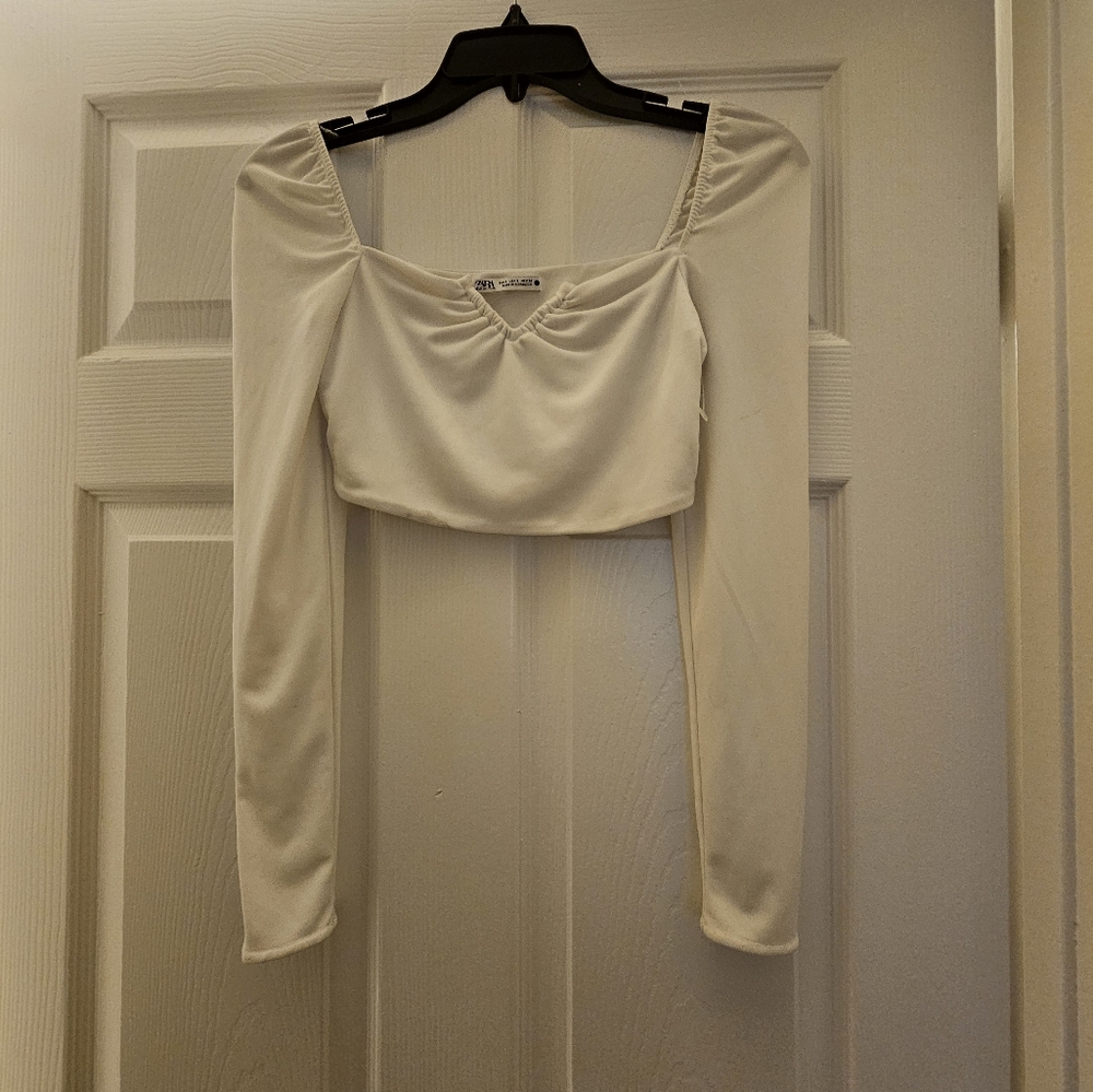 Zara cropped long sleeve